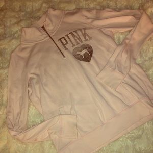 Victoria secret zip up front sweater